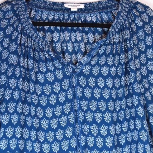 beachlunchlounge Boho Style Mixed Print Tunic Top/Dress, Size Small - Picture 3 of 8